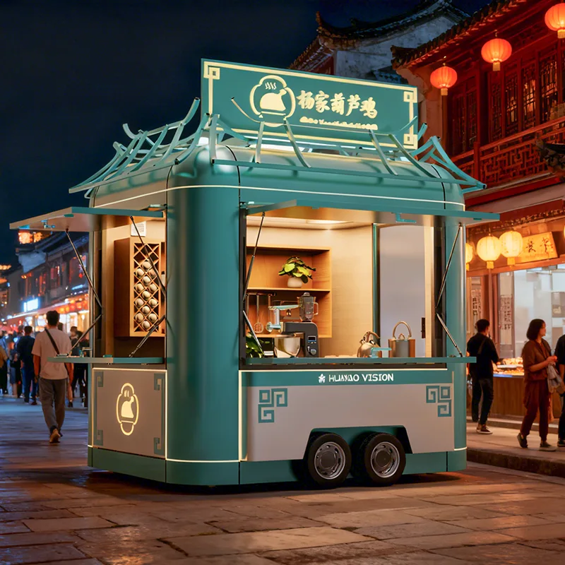 Trailer de comida de café