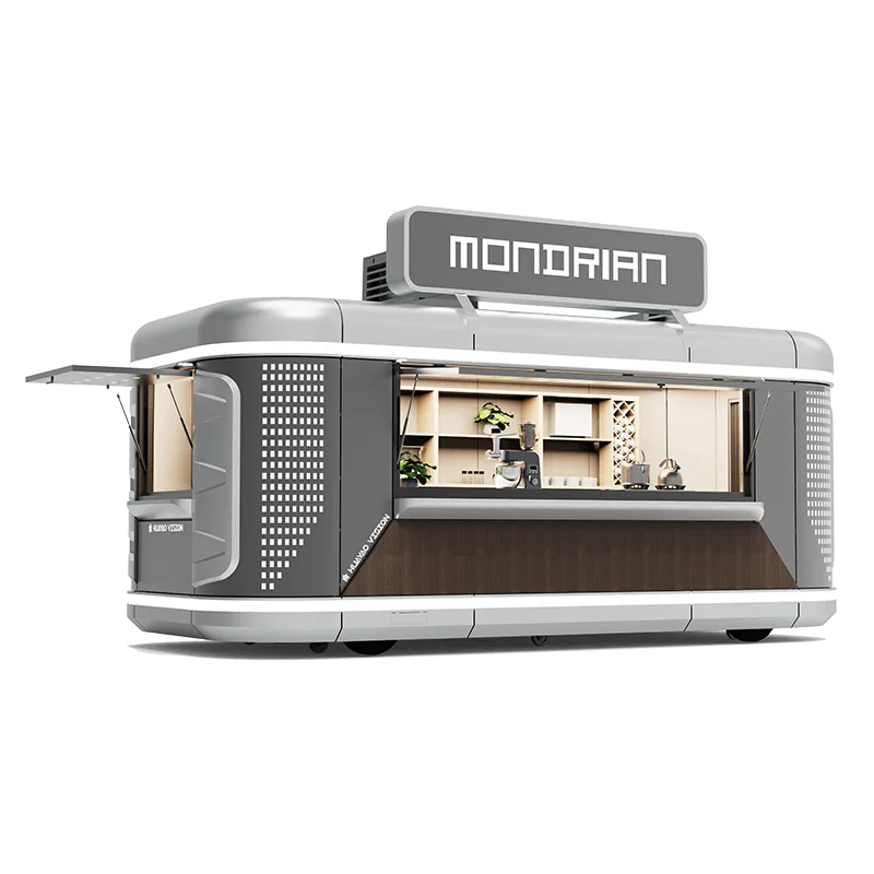 Caminhão de comida ao ar livre